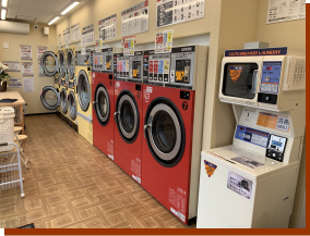 コインランドリーオリーブ店内