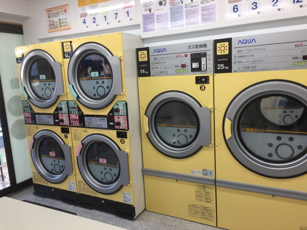 コインランドリーLIBERTY LAUNDRY STATION 乾燥機